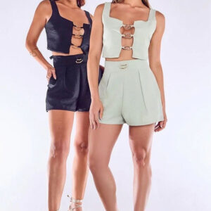 Jutni Mel Set – Chic Weekend Outfit with Flattering Fit for Women